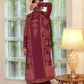 Sakoon by Casual Lite Volume 26 Embroidered Cotton Lawn Stitched 3 Piece Suit (The Magenta)