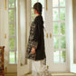 Sakoon by Casual Lite Volume 26 Embroidered Cotton Lawn Stitched 3 Piece Suit (The Black)