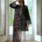 Sakoon by Casual Lite Volume 26 Embroidered Cotton Lawn Stitched 3 Piece Suit (The Black)