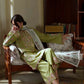 Sakoon by Casual Lite Volume 26 Embroidered Cotton Lawn Stitched 3 Piece Suit (The Olive Green)