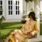 Sakoon by Casual Lite Volume 26 Embroidered Cotton Lawn Stitched 3 Piece Suit (The Yellow)