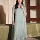 Azure Luxe Embroidered 3 Piece Unstitched Suit (Satin Sage)
