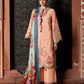 Hussain Rehar by Zun - Embroidered Lawn 3 Piece Unstitched Suit – Peach (Seftali)