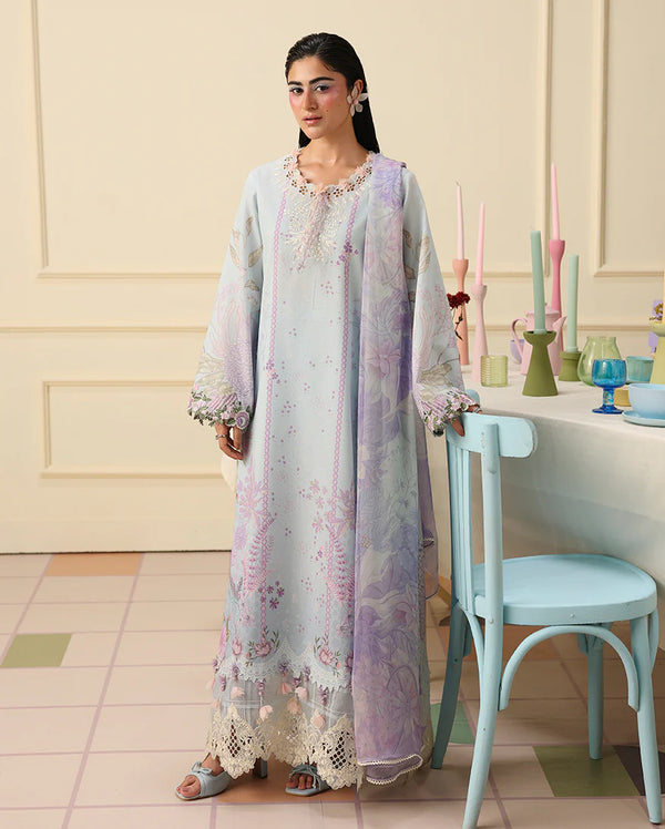 Mushq Soleil 3 Piece stitched Lawn Suit (Moonlit Dolce)