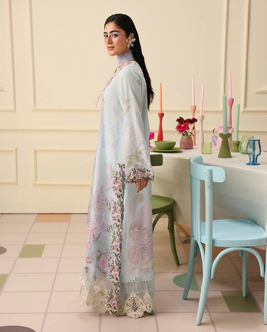Mushq Soleil 3 Piece stitched Lawn Suit (Moonlit Dolce)