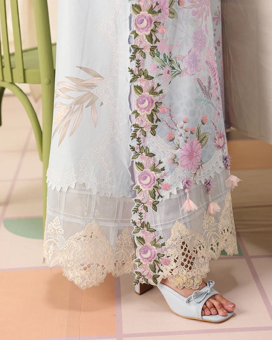 Mushq Soleil 3 Piece stitched Lawn Suit (Moonlit Dolce)
