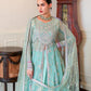 Roheenaz whisper of grace Unstitched chiffon vol. II | 3-piece luxury suit (Theodora)