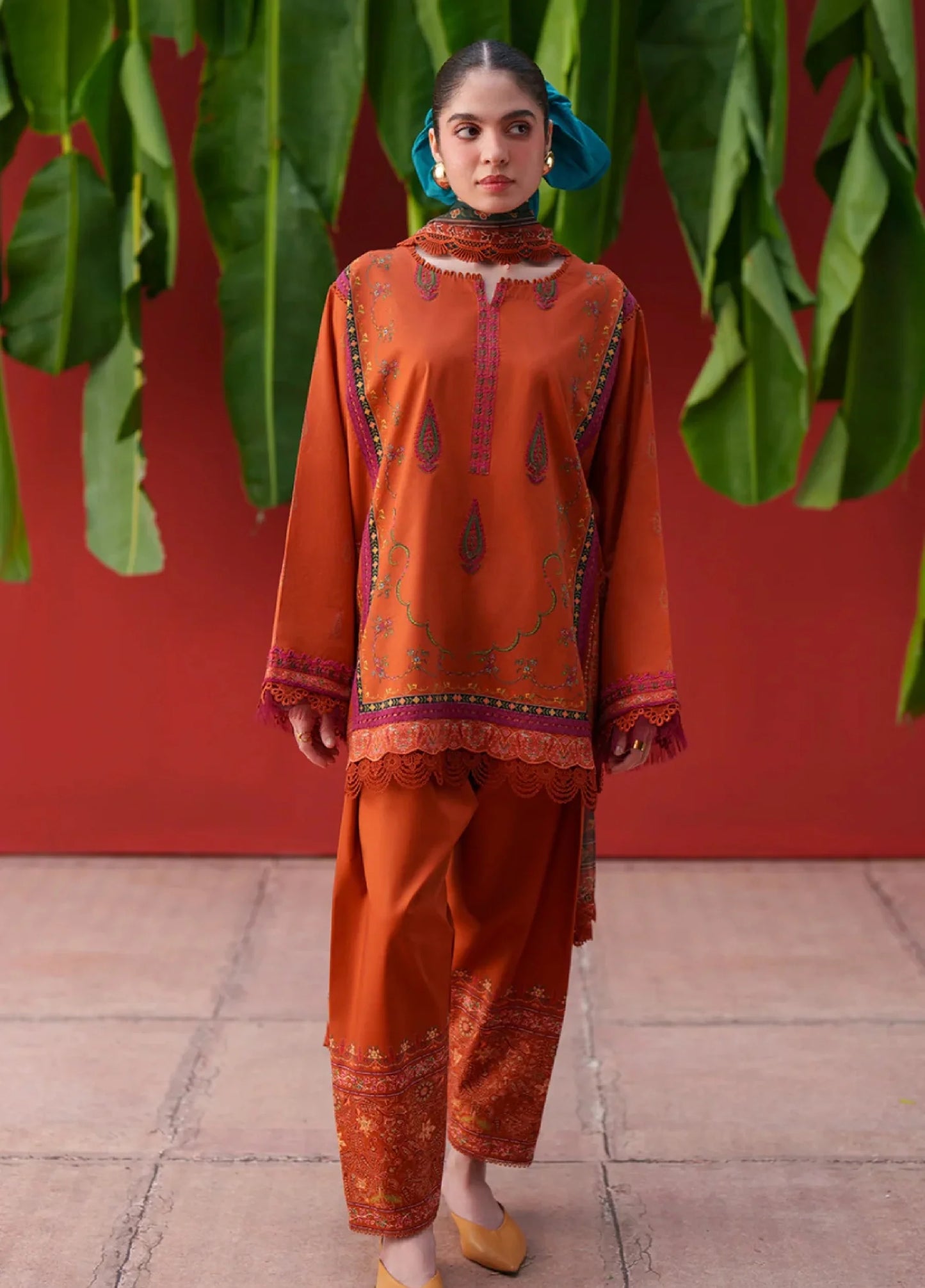 Laanem by Saira Rizwan Unstitched Embroidered Lawn 3 Piece Suit (AZAI-B)