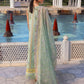 Flow By Crimson Unstitched Embroidered 3 Piece Suit Seafoam - D9 B (Seafoam)