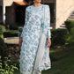 PrintKaari By Raaya Embroidered 3 Piece Stitched Suit (Celeste)
