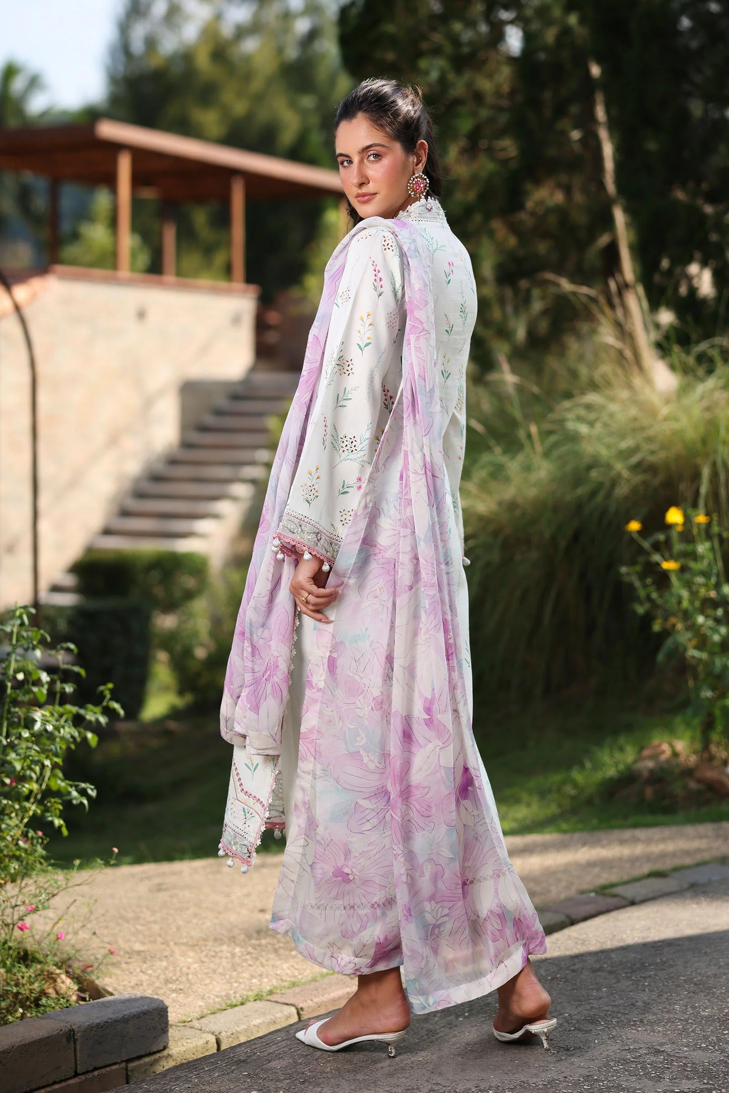 PrintKaari By Raaya Embroidered 3 Piece Stitched Suit (Liora)