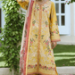 Sakoon by Casual Lite Volume 26 Embroidered Cotton Lawn Stitched 3 Piece Suit (The Yellow)