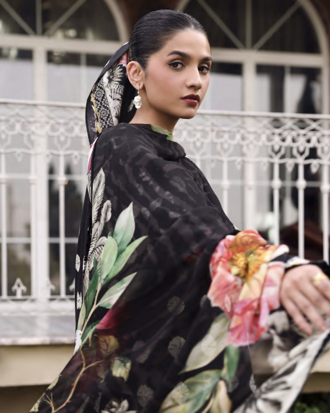 Elaf Belladore Prints Chiffon 26 Unstitched Premium 3 Piece Suit (EPA-1B)