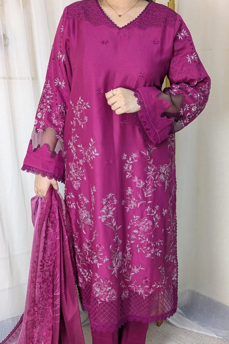 Iznik IFE-07 Festive 3-Piece Lawn | Embroidered & Printed Ready-to-Wear