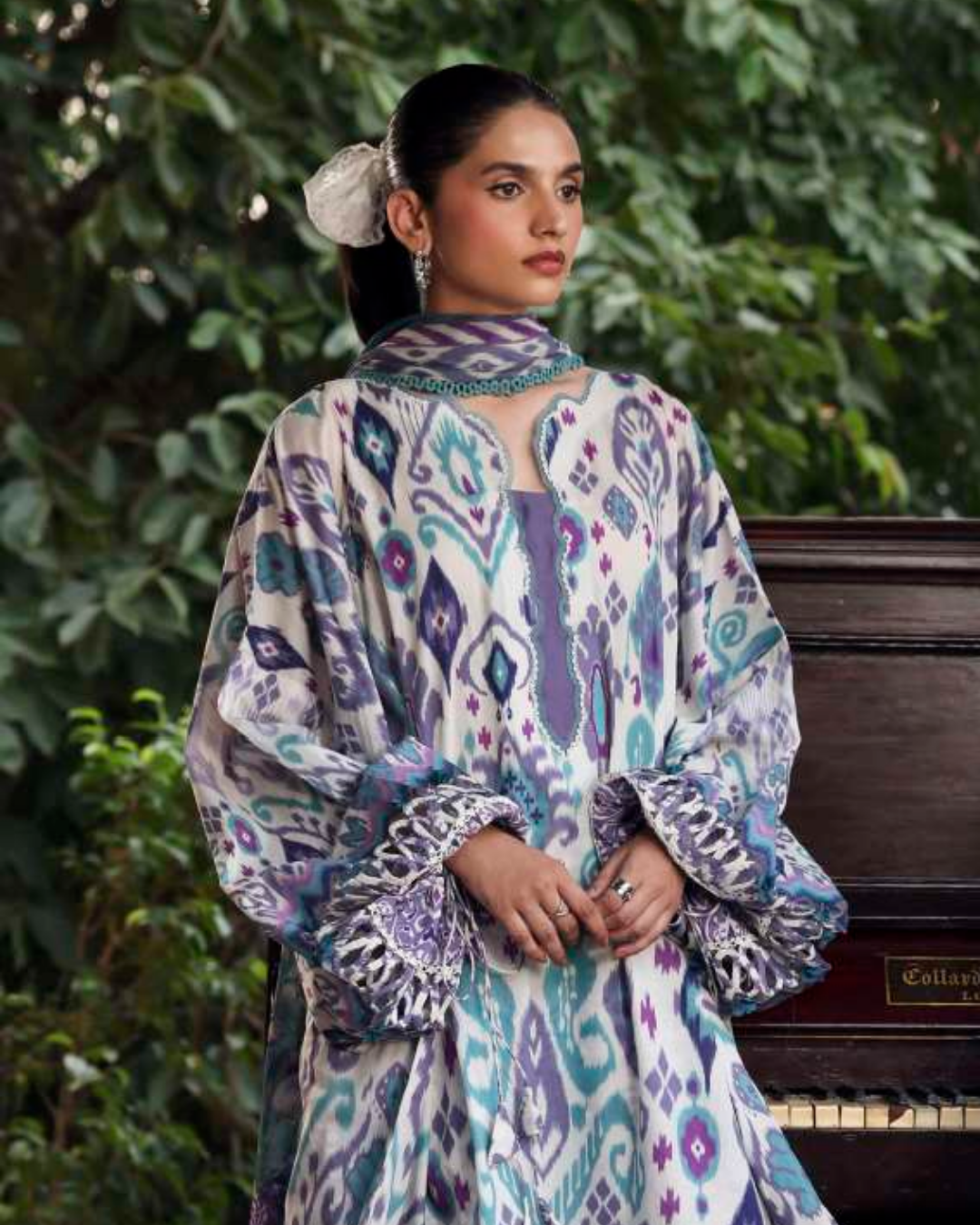 Elaf Belladore Prints Chiffon 26 Unstitched Premium 3 Piece Suit (EPA-2A)