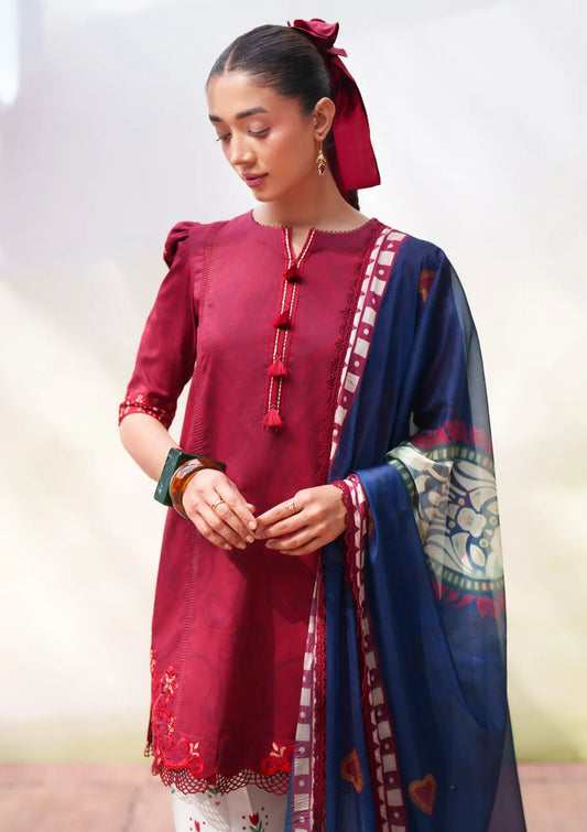 Laanem by Saira Rizwan Unstitched Embroidered Lawn 3 Piece Suit (ELOWEN-B)