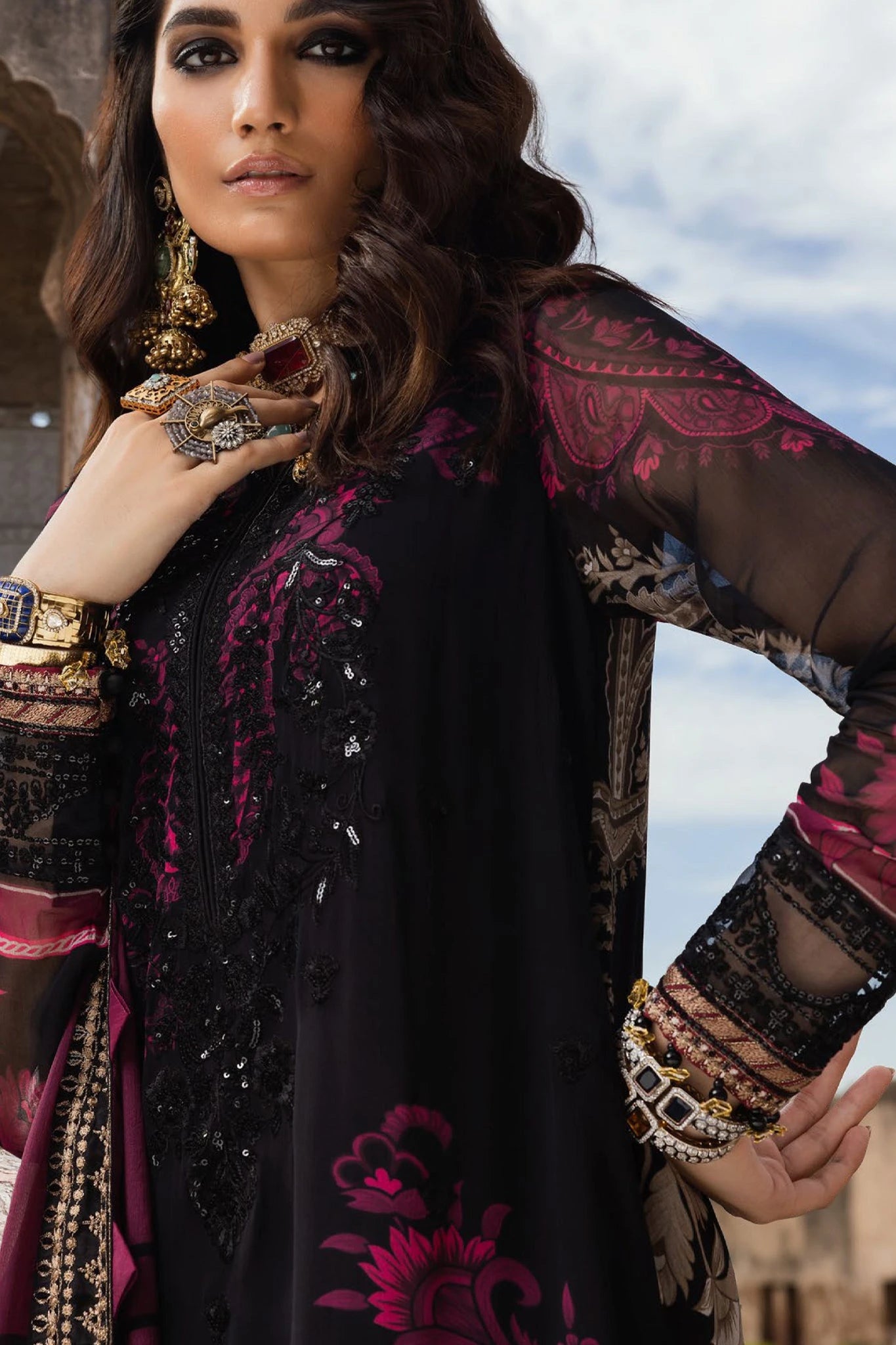 Charizma By Vasal VSL5-10 Luxury Chiffon Vol-02 Collection'2024