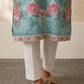 Zellbury Embroidered Kurta Dupatta Trouser 3-Piece Stitched Suit (2969)