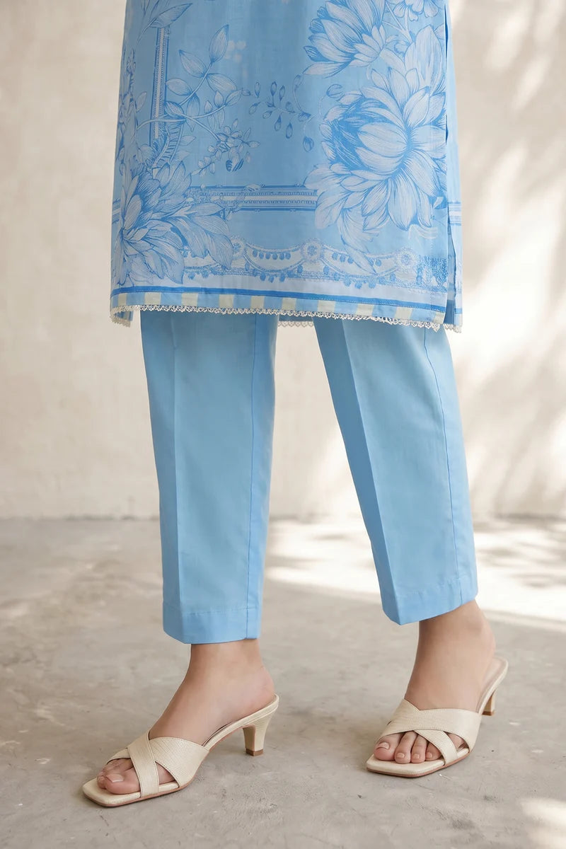 Zellbury Embroidered Kurta Dupatta Trouser 3-Piece Stitched Suit (2199)