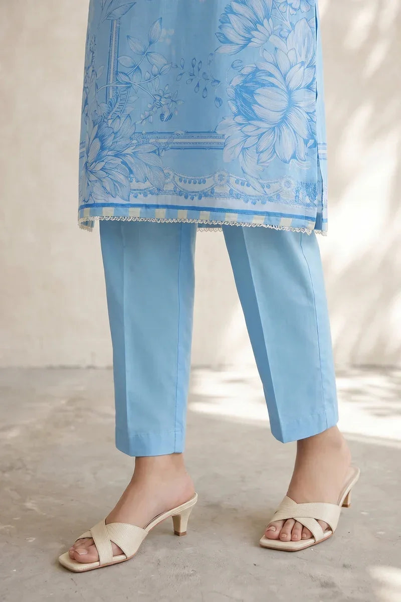 Zellbury Embroidered Kurta Dupatta Trouser 3-Piece Stitched Suit (2199)