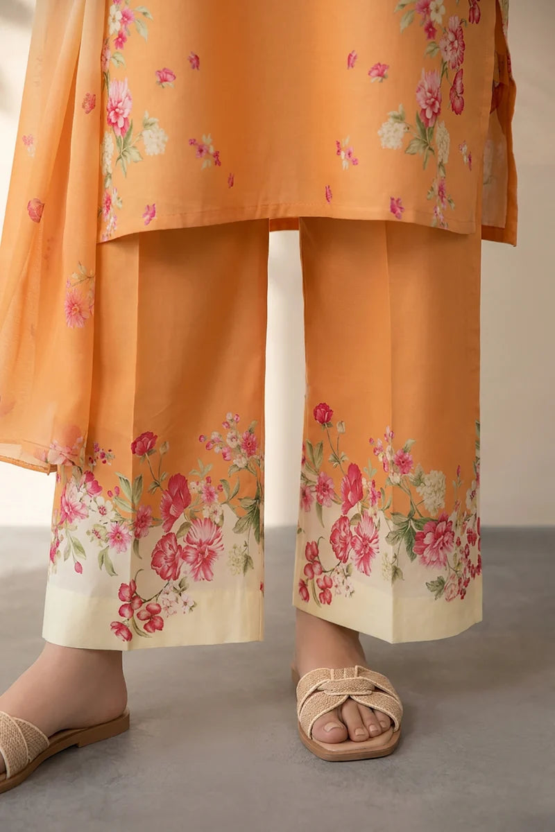 Zellbury Embroidered Kurta Dupatta Trouser 3-Piece Stitched Suit (2969)