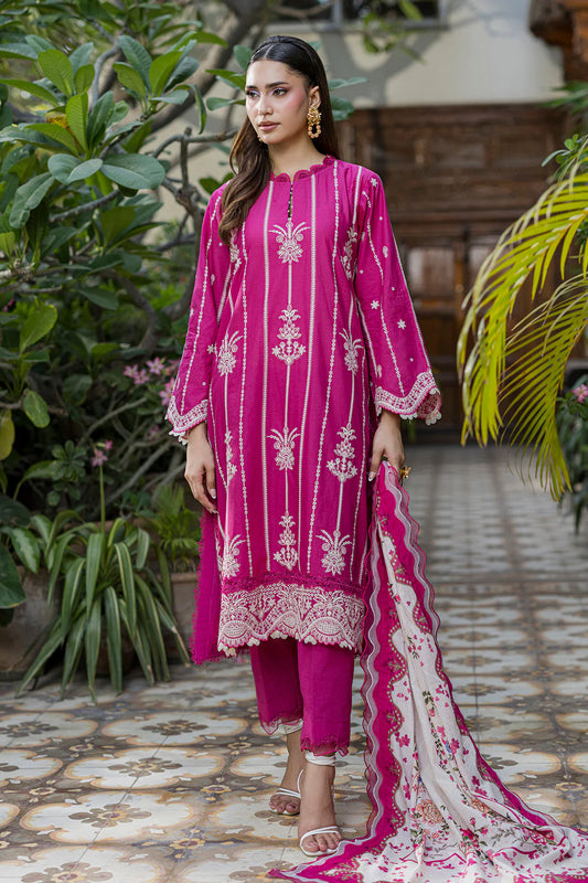 Zellbury Chikankari Embroidered Unstitched 3 Piece Suit (4050)
