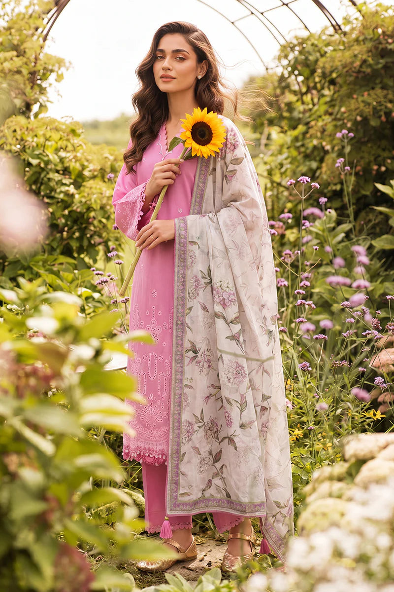 Zellbury Chikankari Embroidered Unstitched 3 Piece Suit (4055)
