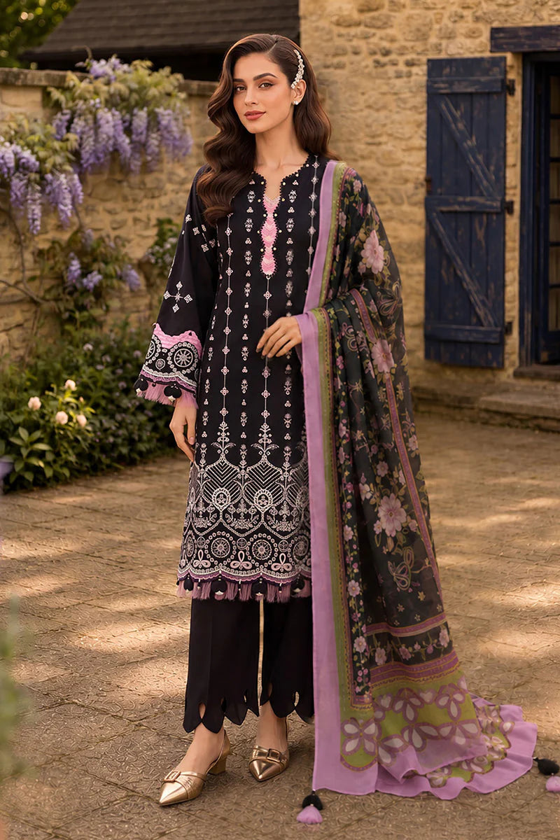 Zellbury Chikankari Embroidered Stitched 3 Piece Suit (4063)