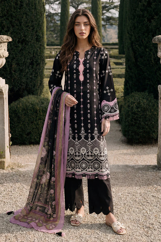 Zellbury Chikankari Embroidered Unstitched 3 Piece Suit (4063)