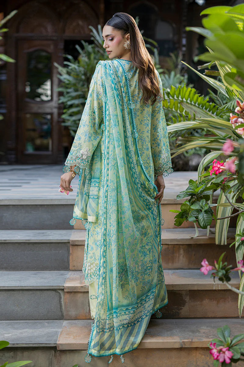 Zellbury Chikankari Embroidered Stitched 3 Piece Suit (4075)
