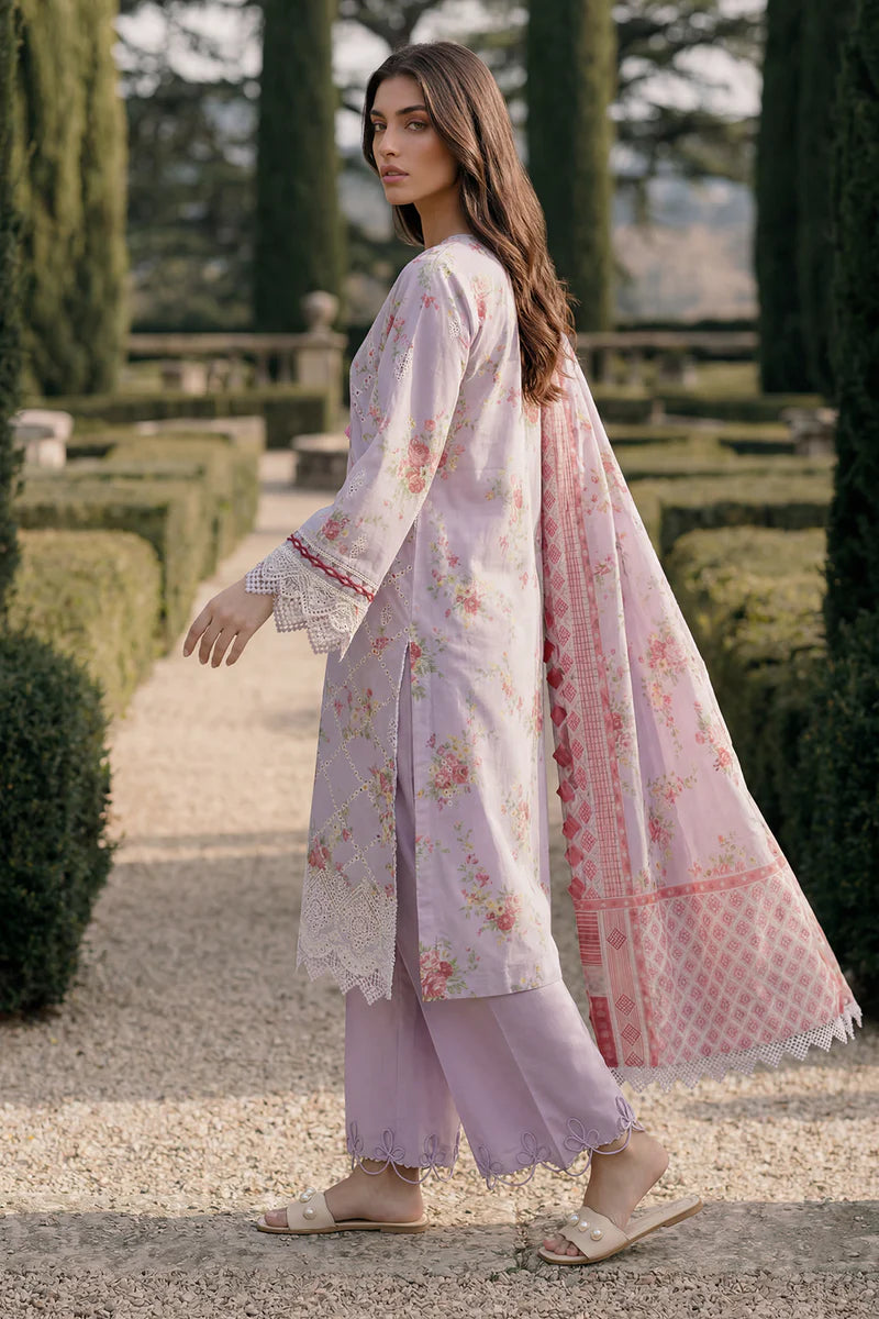 Zellbury Chikankari Embroidered Unstitched 3 Piece Suit (4097)