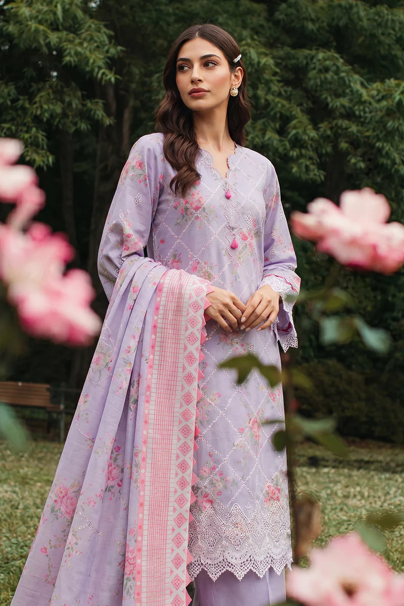 Zellbury Chikankari Embroidered Stitched 3 Piece Suit (4097)