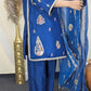 Amna Khurram Raw Silk Embroidered Suit with Chiffon Embroidered Dupatta A06 - Ready To Wear