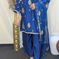 Amna Khurram Raw Silk Embroidered Suit with Chiffon Embroidered Dupatta A06 - Ready To Wear