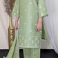 Amna Khurram Lawn 3-Piece Embroidered Suit with Chiffon Dupatta B02 - Ready to Wear