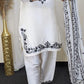 Amna Khurram Silk 3-Piece Embroidered Suit with Chiffon Embroidered Dupatta D01 – Ready to Wear