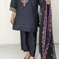 Amna Khurram Silk Embroidered 3-Piece Suit with Embroidered Chiffon Dupatta A022 – Ready to Wear
