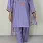 Amna Khurram Silk Embroidered 3-Piece Suit with Embroidered Chiffon Dupatta A021 – Ready to Wear