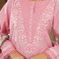 Amna Khuram – Peach JAL Embroidery Neck Cotton Lawn 3PC Stitched