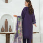 Amna Khuram – Purple JAL Embroidery Neck Cotton Lawn 3PC Stitched