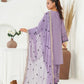 Amna Khuram – LILAC Embroidered 3PC Cotton Lawn Stitched Outfit