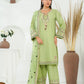 Amna Khuram – PISTA Embroidered 3PC Cotton Lawn Stitched Outfit