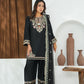 Amna Khuram – BLACK Charizma Style 3PC Cotton Lawn Stitched Suit