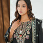 Amna Khuram – BLACK Charizma Style 3PC Cotton Lawn Stitched Suit