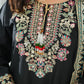Amna Khuram – BLACK Charizma Style 3PC Cotton Lawn Stitched Suit