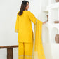 Amna Khuram – Yellow Charizma Style 3PC Cotton Lawn Stitched Suit
