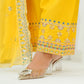 Amna Khuram – Yellow Charizma Style 3PC Cotton Lawn Stitched Suit