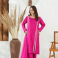 Pink Embellished  Cotton Silk  – 3PC Stitched Suit