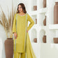Dhani Embellished  Cotton Silk   – 3PC Stitched Suit