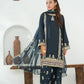 Black Embroidered INDIAN RAW SILK – 3PC Stitched Suit